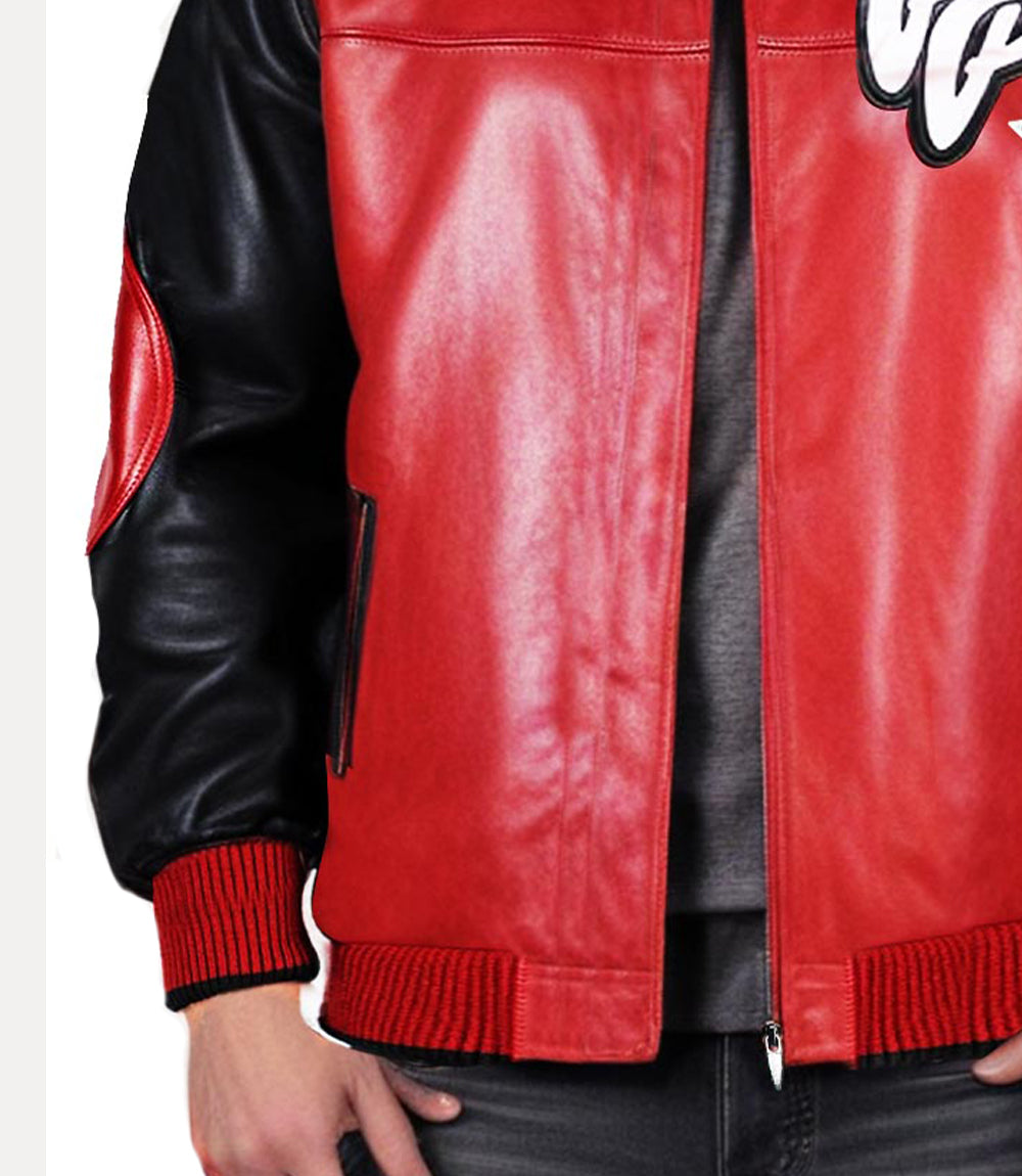 MB Soda Club Red Leather Jacket