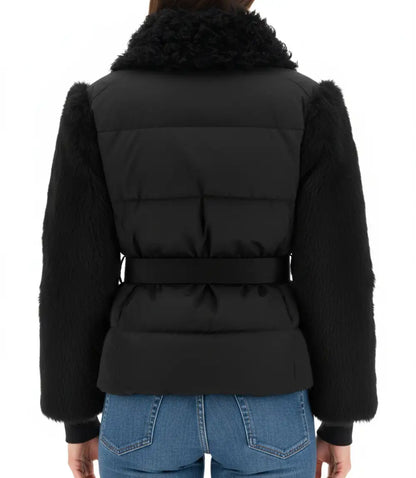 Women’s Valdivian Black Faux-Fur Shearling Jacket